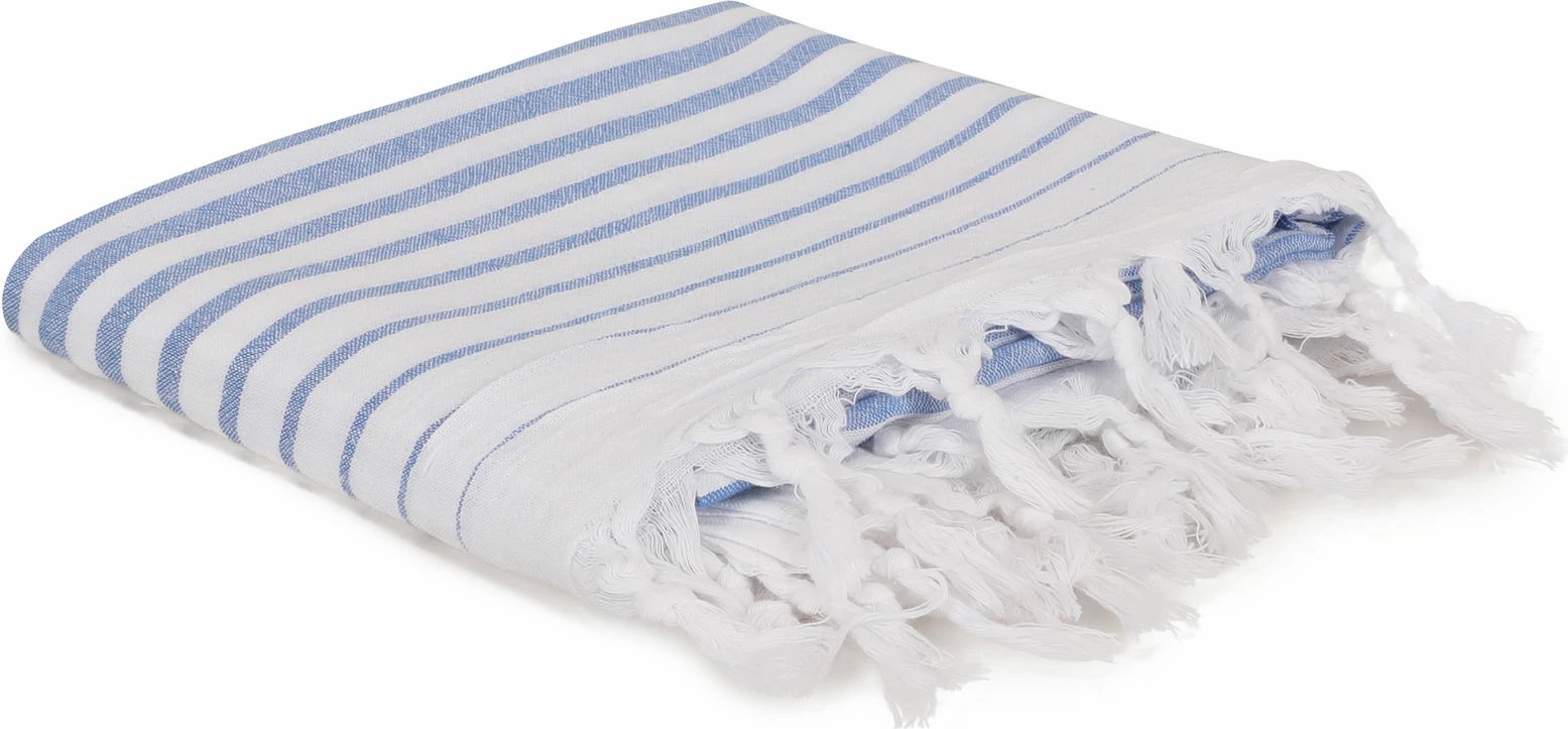 Peshqir plazhi Fouta, ngjyrë kaltër, Mijolnir, Golge, 90x180cm