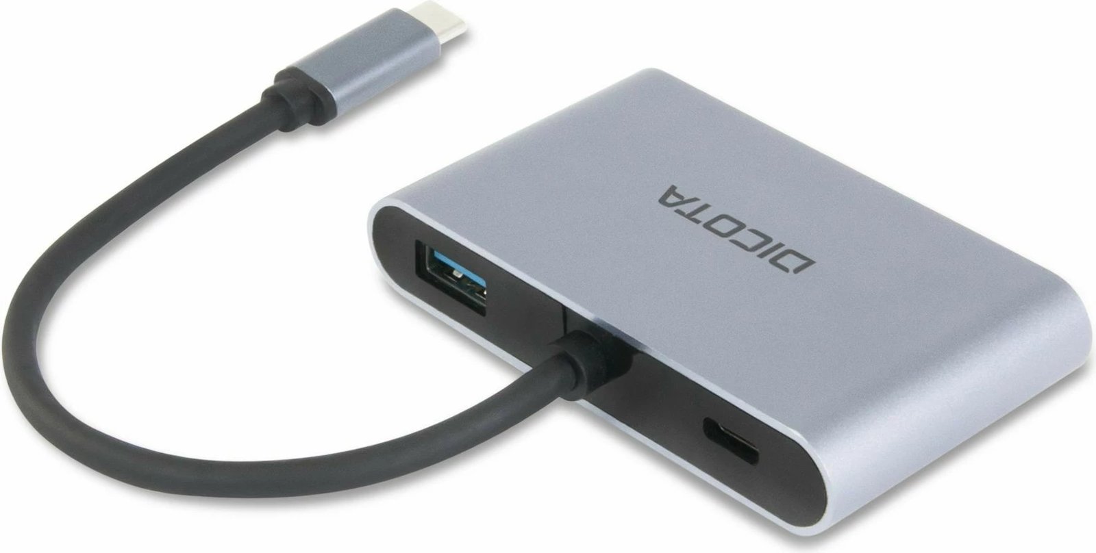 Docking station DICOTA D32064, USB Type-C, Silver