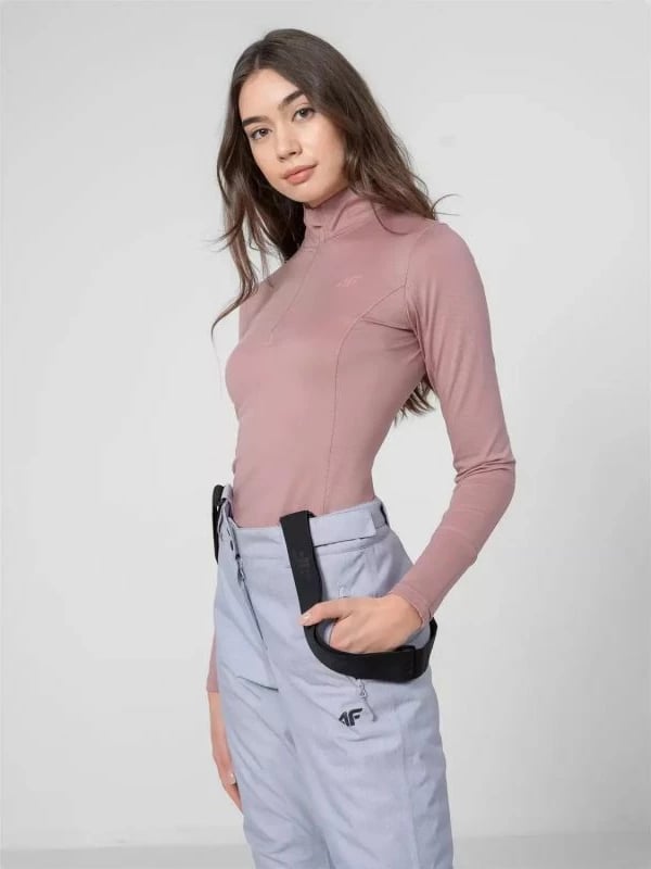 Maicë Termoaktive për Femra 4F W H4Z22-BIDD032 53S, ngjyrë rozë