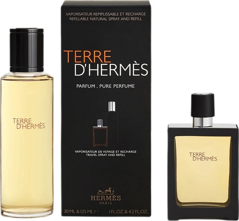 Eau de Parfum për meshkuj Hermes Terre d’Hermes set 30ml + refill 125ml