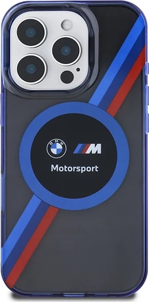 Mbështjellës BMW Motorsport IML Circle MagSafe për iPhone 16 Pro, Zi