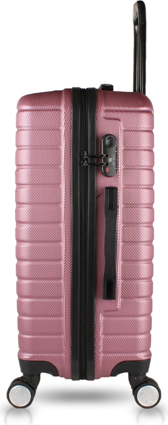 Set valixhesh (3 copë), ngjyrë rozë e artë, Zoozie Bags, 5585