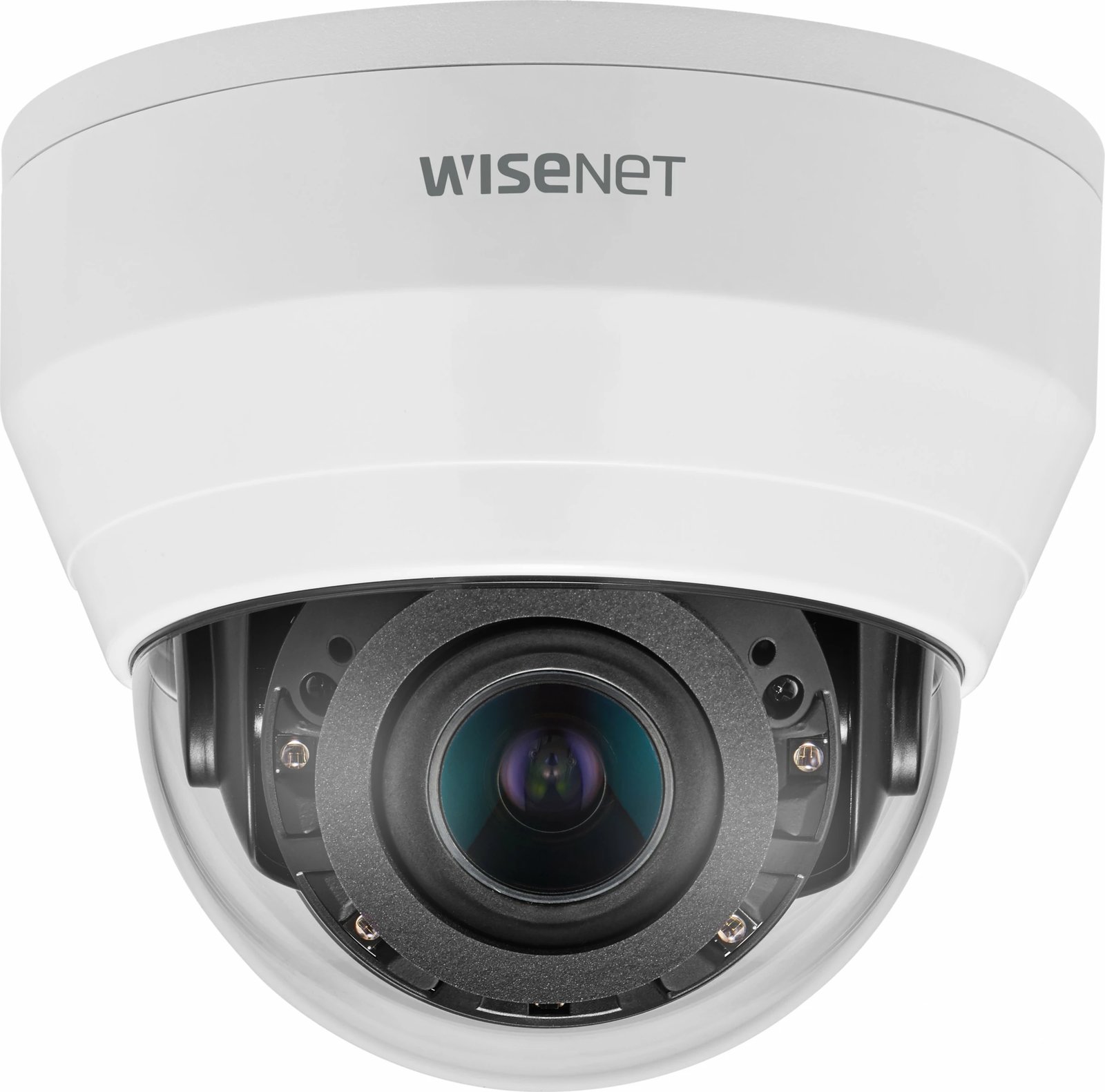Kamerë sigurie IP Hanwha Wisenet QND-8080R, 5MP, dome, PoE, e bardhë