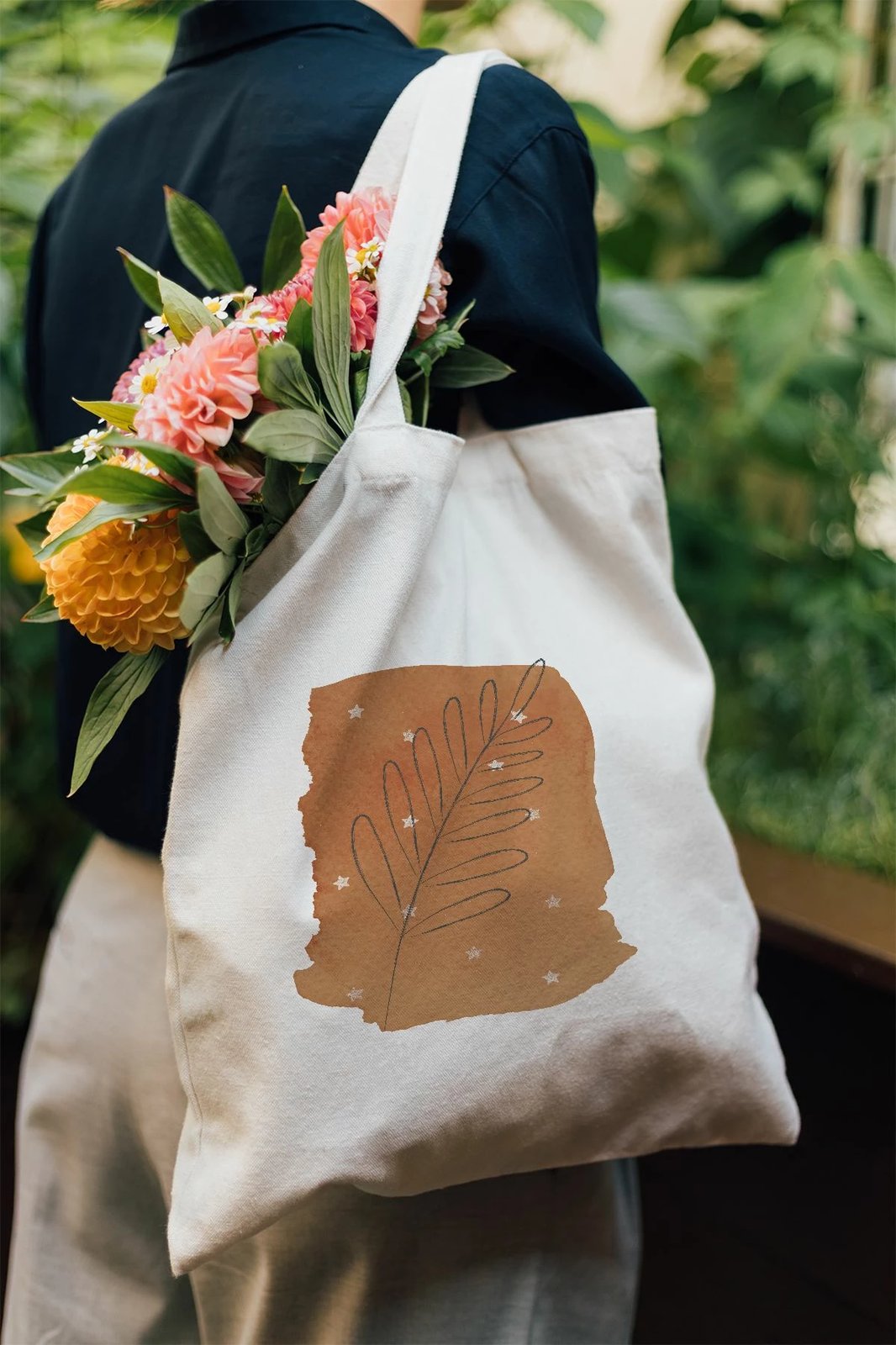 Çantë tote Zoozie Bags, model 28, shumëngjyrëshe