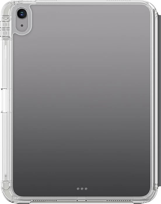 Mbështjellës tablet, AmazingThing, Minimal Case IPADGEN11MINBK, për iPad 11" (2025) / iPad 10.9" (2022), kapak me stand, panel i pasmë transparent, vend për Apple Pencil, gri e errët