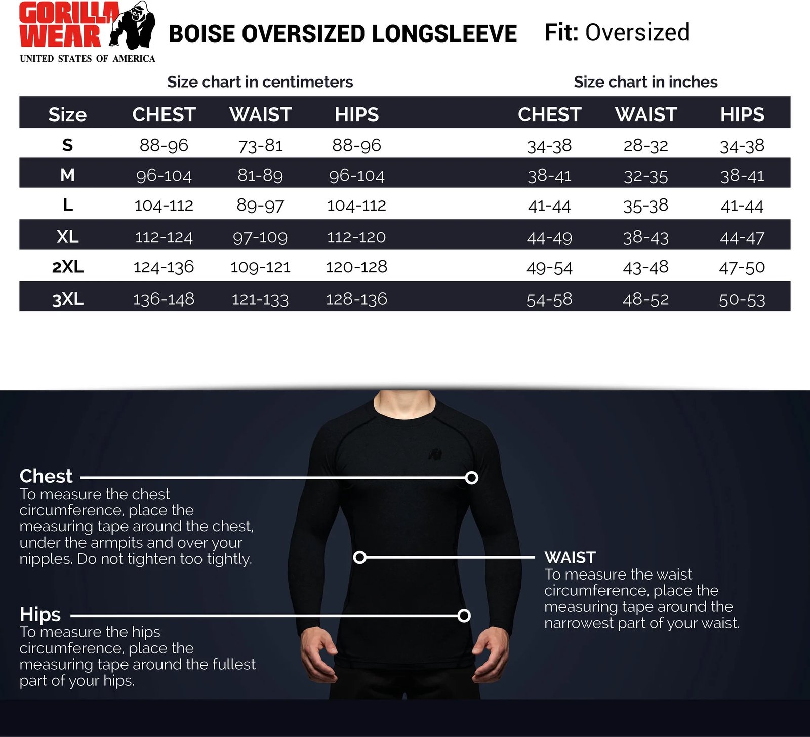 Boise Oversized Long Sleeve - Black