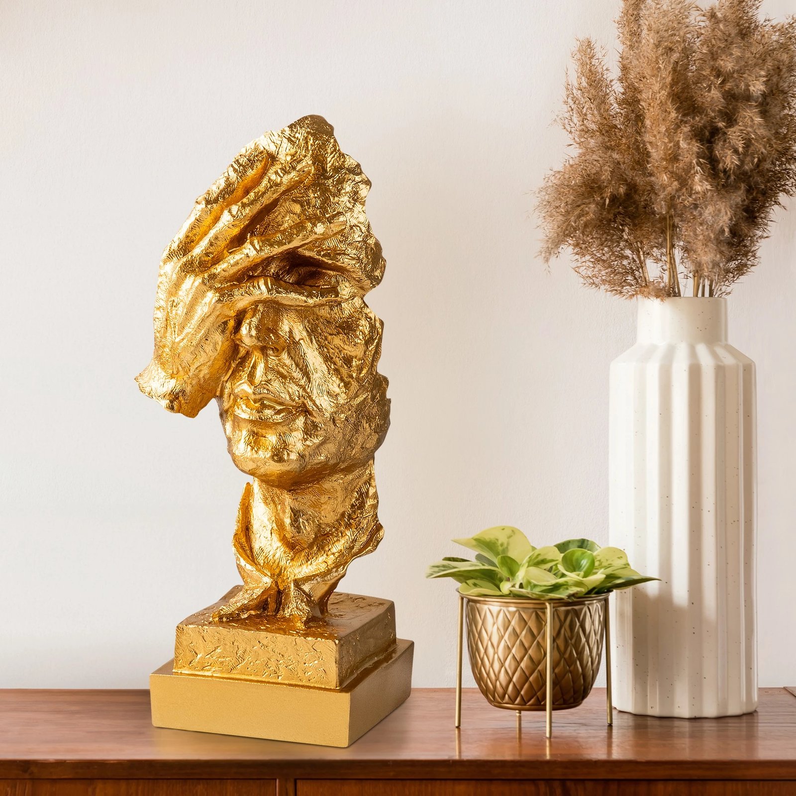 Objekt dekorativ Evila Originals, ngjyrë ari, Yak-032