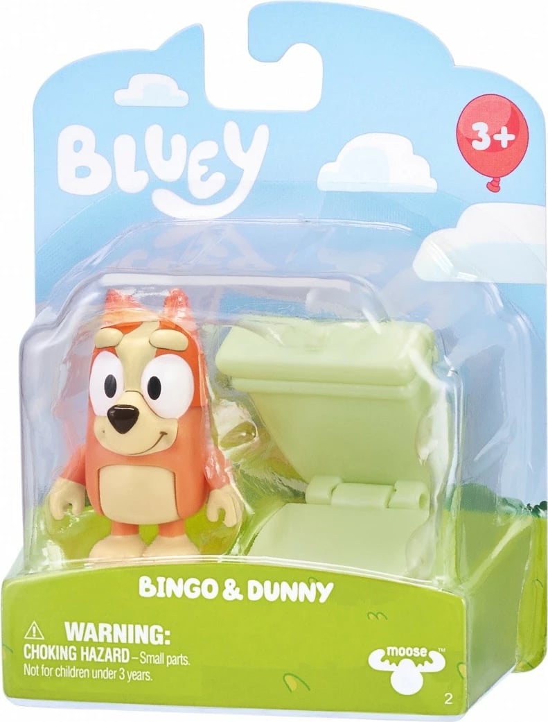 Figurinë Bluey Tm Toys BLU18040, Bingo & Dunny, plastikë, për fëmijë, shumëngjyrëshe, 1 copë Figurinë Bluey Tm Toys BLU18040, Bingo & Dunny, plastikë, për fëmijë, shumëngjyrëshe, 1 copë