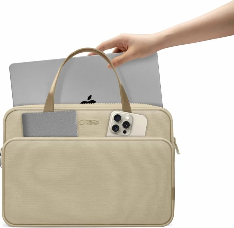 Mbështjellës laptopi Tech-Protect, 13-14 inç, Bezhe