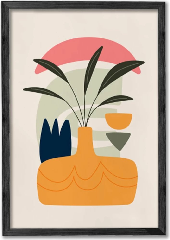 Pikturë dekorative me kornizë (3 copë), Wallity, Ersy3Syhcrv21