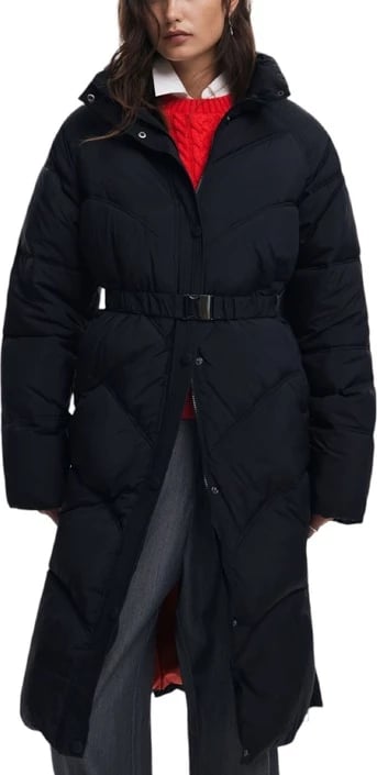 Jakne Desigual femra, e zezë
