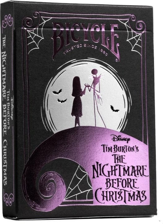 Letra loje Bicycle Nightmare Before Christmas, Disney, 97205, të zeza/vjollcë