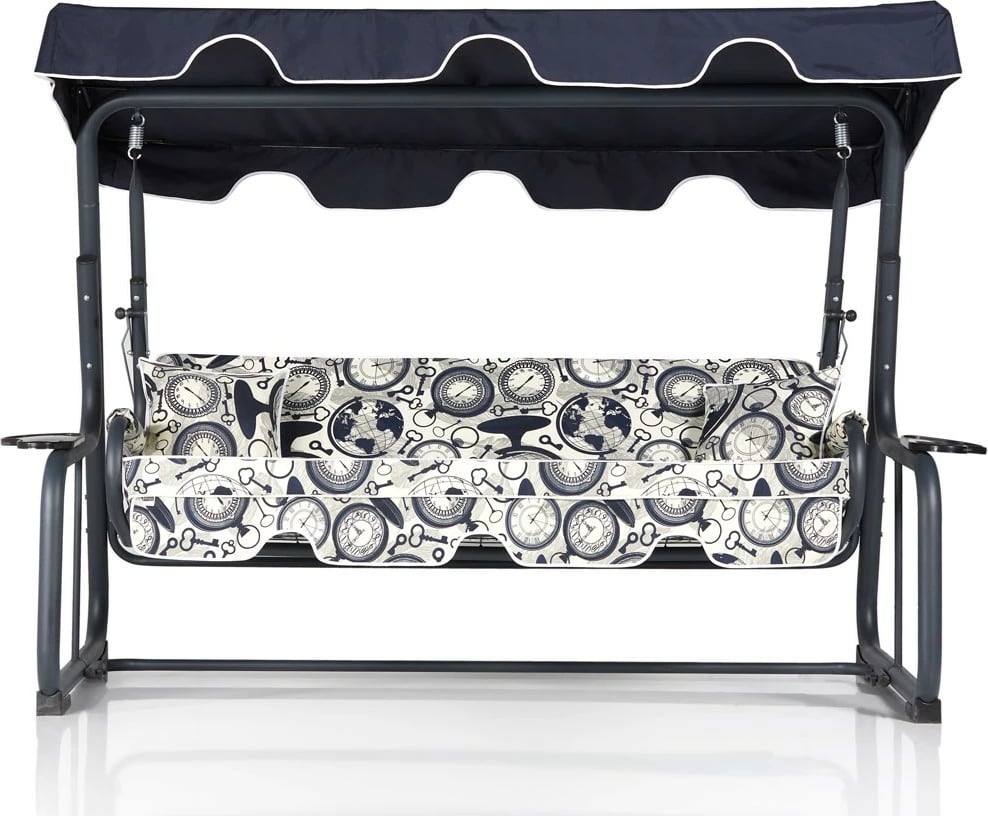 Karrige lëkundëse treshe për kopsht, Skye Decor Rubus 2, shumëngjyrëshe