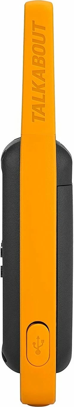 Radio portative Motorola Talkabout T82 Extreme Quad Pack, 16 kanale, 10000m, LED, Micro-USB, zi/portokalli