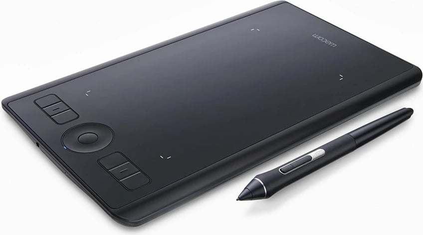 Tablet grafike Wacom Intuos Pro S, Wireless, 5080 lpi, 160 x 100 mm, e zezë