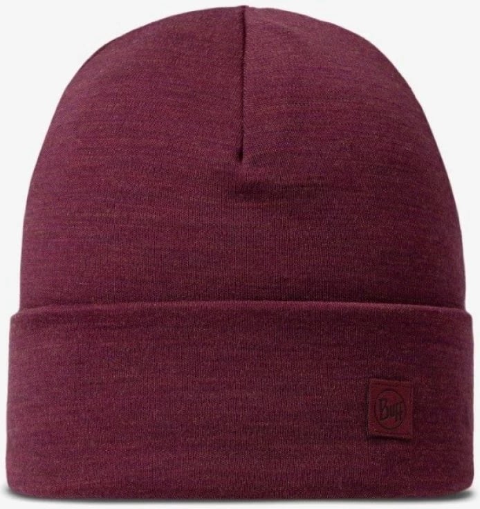Kapelë e trashë merino Buff unisex, e kuqe