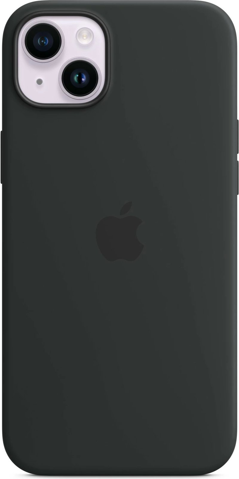 Mbështjellës Apple iPhone 14 Plus Silicone Case MagSafe, 6.7", e zezë