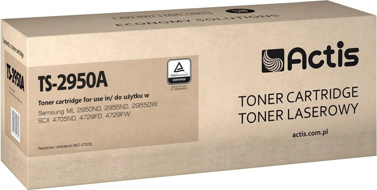 Toner ACTIS TS-2950A për Samsung, zi Toner ACTIS TS-2950A për Samsung, zi