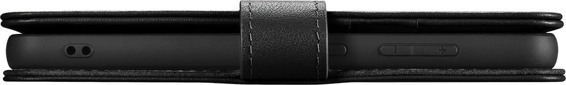 Mbështjellës iCarer Haitang Wallet Case për Samsung Galaxy S23+, lëkurë, e zezë