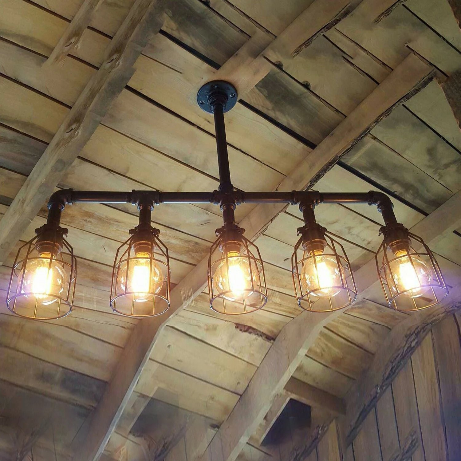 Llambë tavani industriale, ngjyrë e zezë, Opviq, Pp124