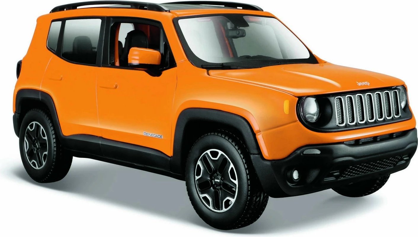 Model makine Maisto Jeep Renegade 1:24, portokalli