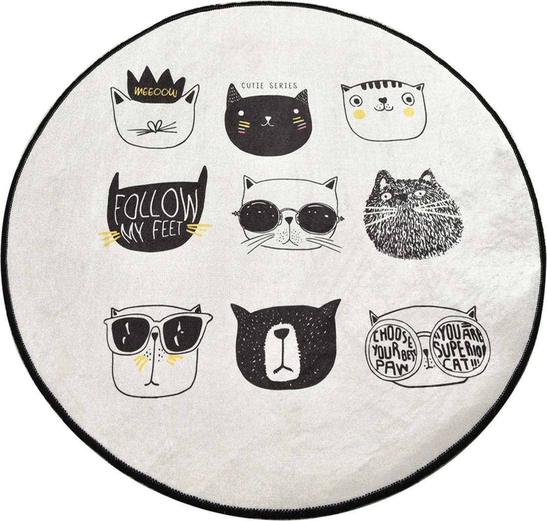 Tapet banje Mijölnir, Cutie Djt, shumëngjyrësh, 100 cm