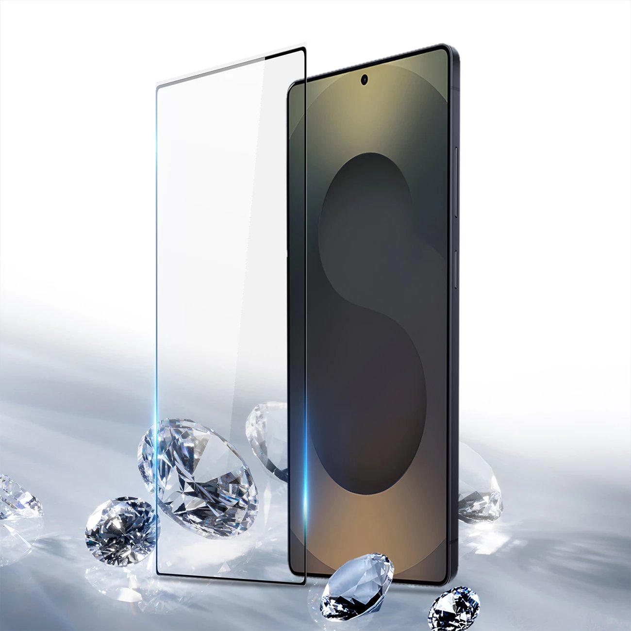 Xham privatësie Dux Ducis për Samsung Galaxy S25 Ultra, kornizë e zezë