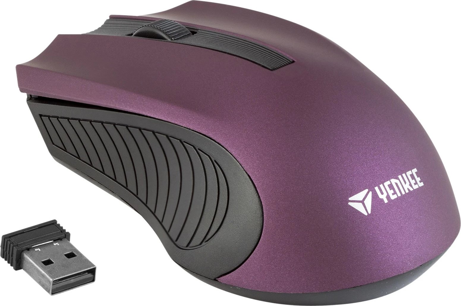 Maus wireless YENKEE Monaco YMS 2015PE, 2.4GHz, 3 butona, 1000 DPI, Violet