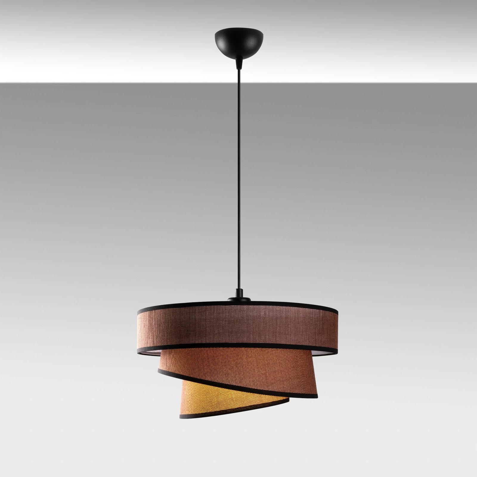 Llambë tavani Opviq Stage - 14712, ngjyrë kafe e errët Llambë tavani Opviq Stage - 14712, ngjyrë kafe e errët