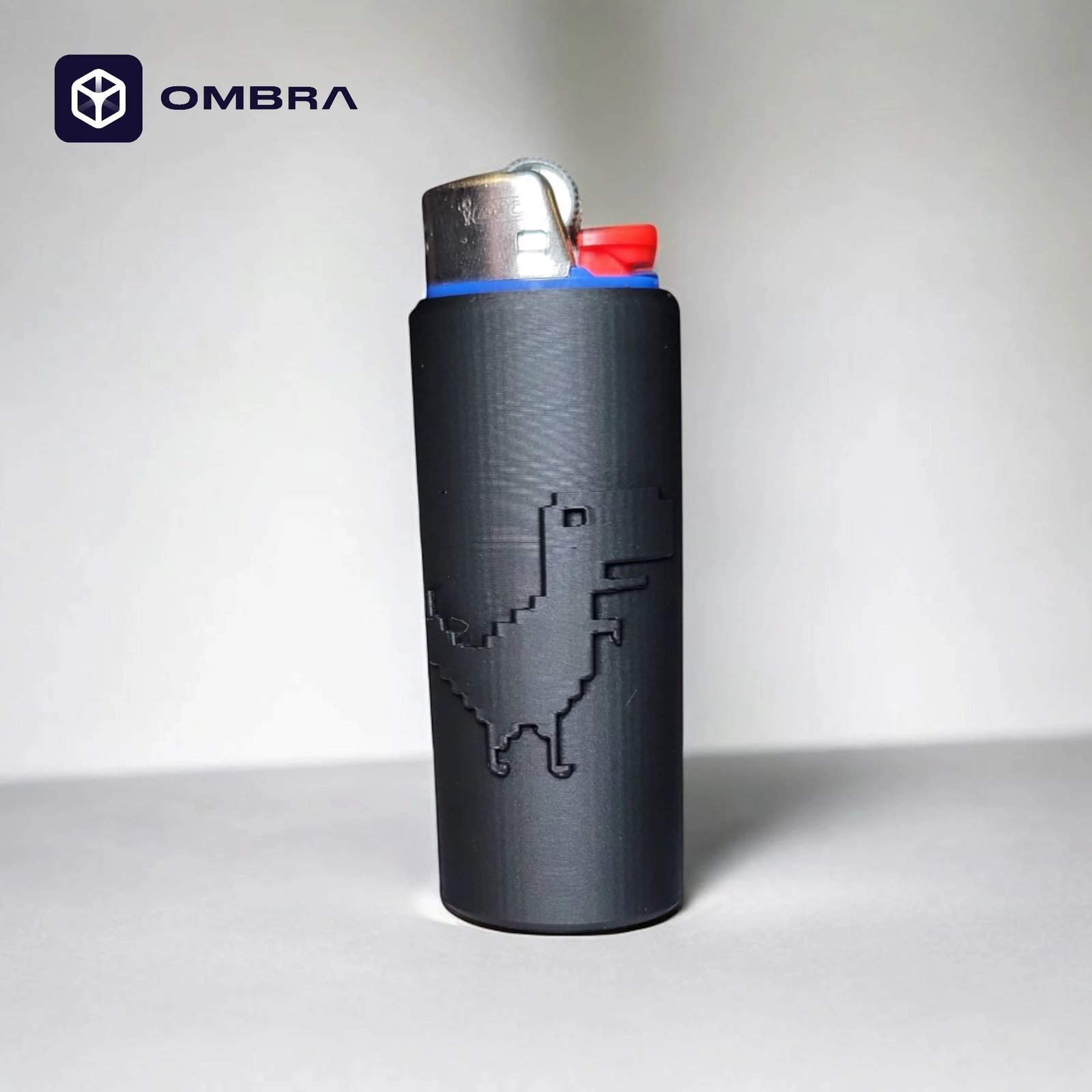 Mbajtëse për çakmak BIC, dizajni "No Internet Bic Case", e zezë