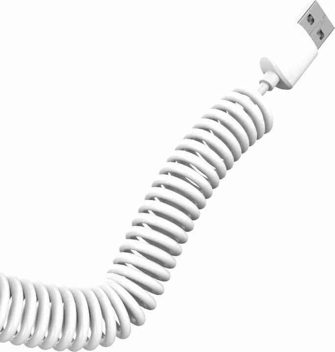 Karikues veture Dudao R7 me 2x USB, kabllo 3-në-1, 2.4A, Bardhë