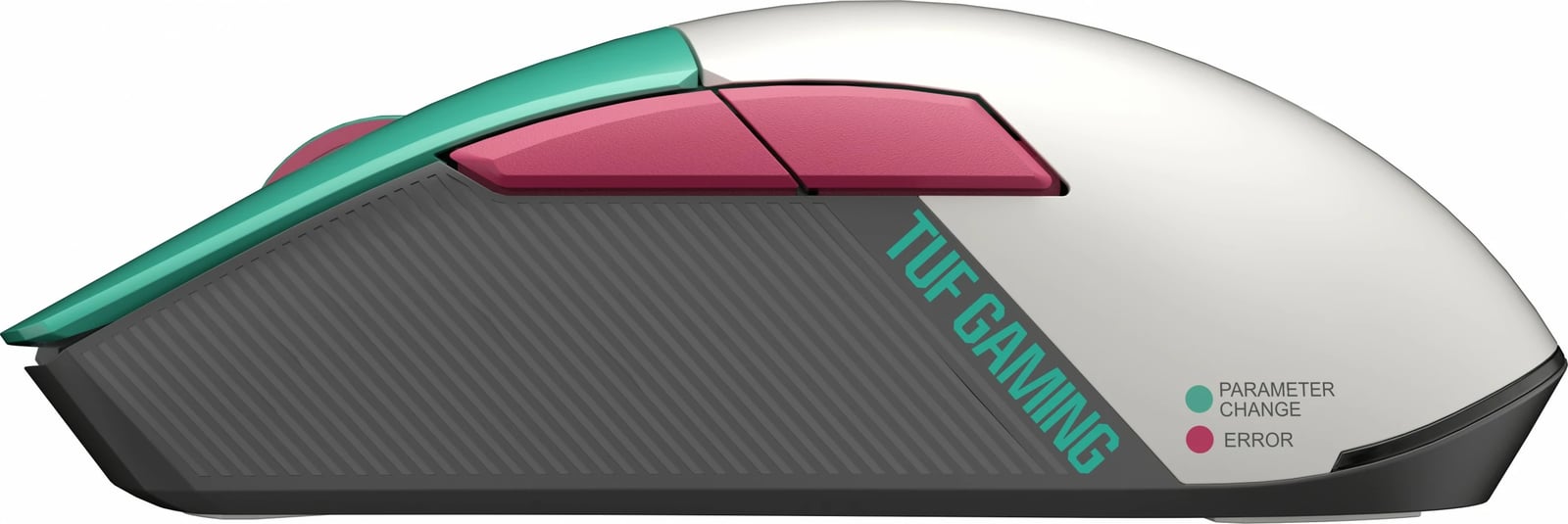 Maus wireless ASUS TUF Gaming Mini Hatsune Miku Edition, gaming, turkuaz/rozë