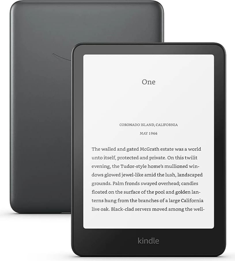 Lexues e-book Kindle Paperwhite Signature Edition, 32 GB, Wi-Fi, Ekran me prekje, Ngjyrë e zezë, Metalike