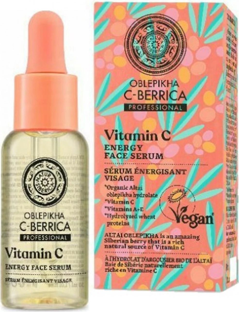 Serum fytyre unisex Natura Siberica Oblepikha Berrica Vitamin C 30ml