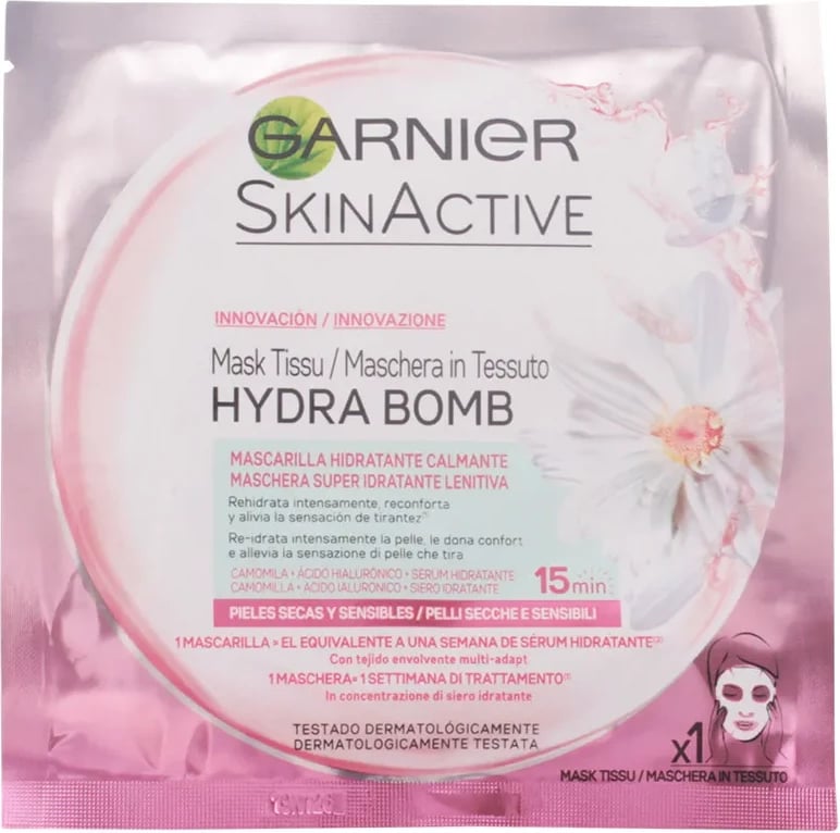 Maskë fytyre Garnier Skinactive Hydrabomb unisex