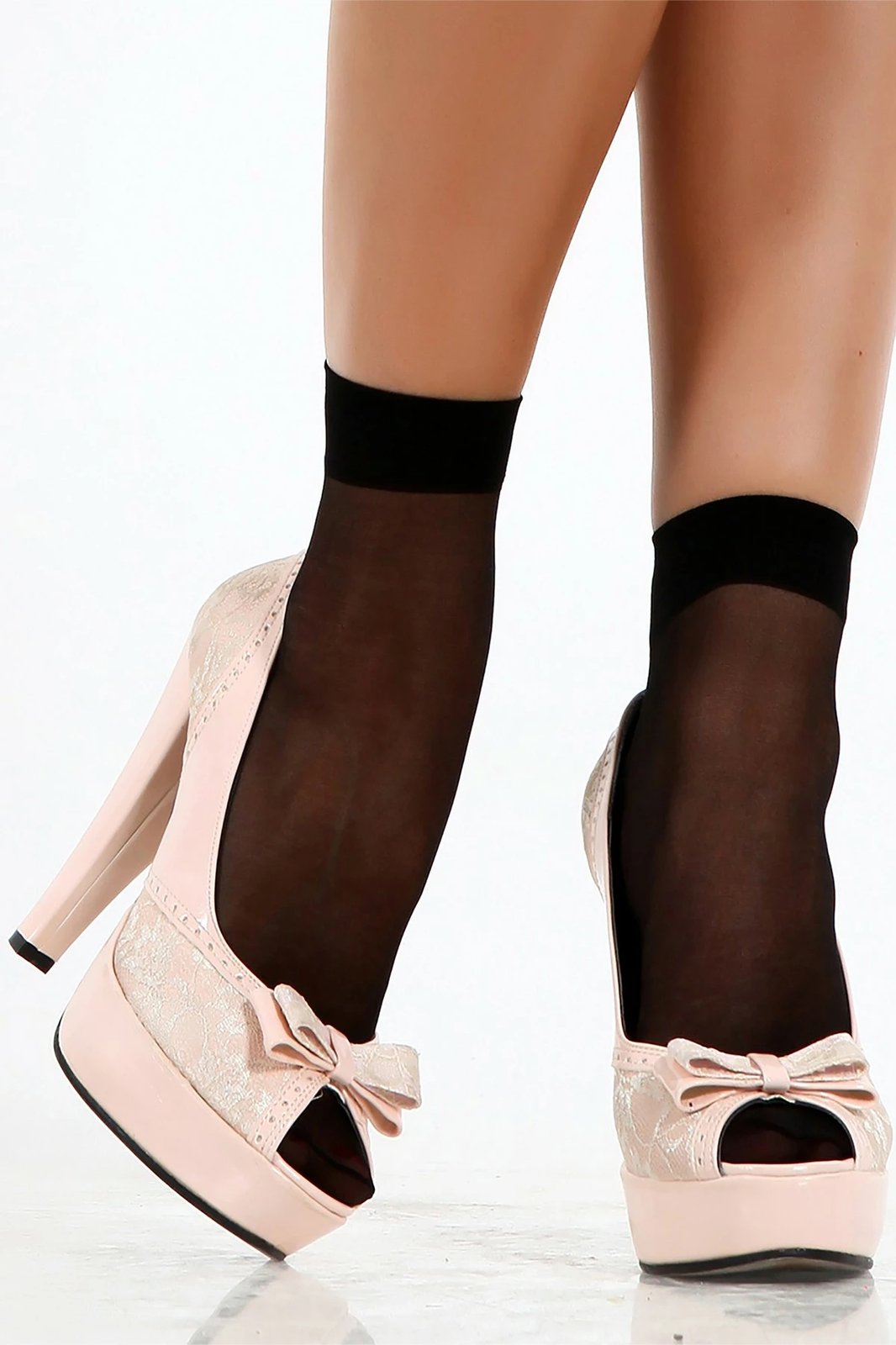 Çorape për gra, ngjyrë e zezë, Jumeon, 148-000207