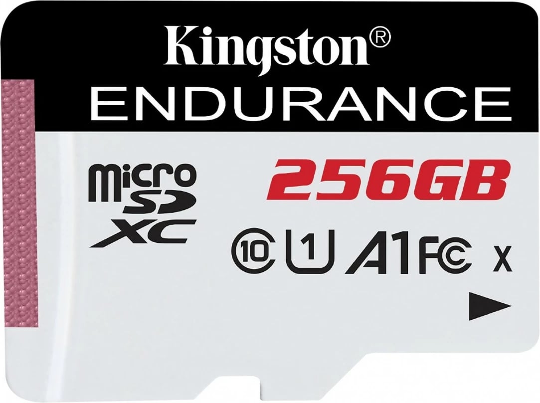 Kartelë memorie microSD Kingston Endurance 256GB, 95/45MB/s, Class10 A1 UHS-I