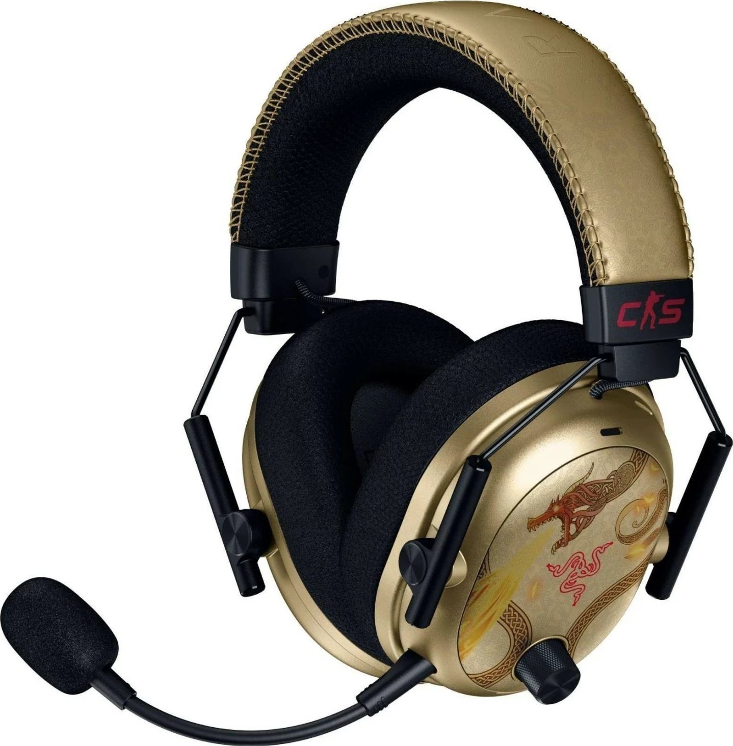 Kufje gaming Razer BlackShark V3 Pro Counter-Strike 2 Ed, wireless/wired, ANC, mikrofon, kafe