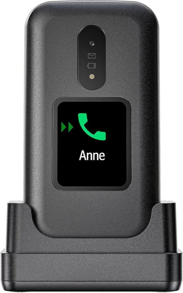 Celular Doro 2880, Clamshell, Single SIM, 320 x 240 pixels, Bluetooth, 1000 mAh, Zi, Bardhë