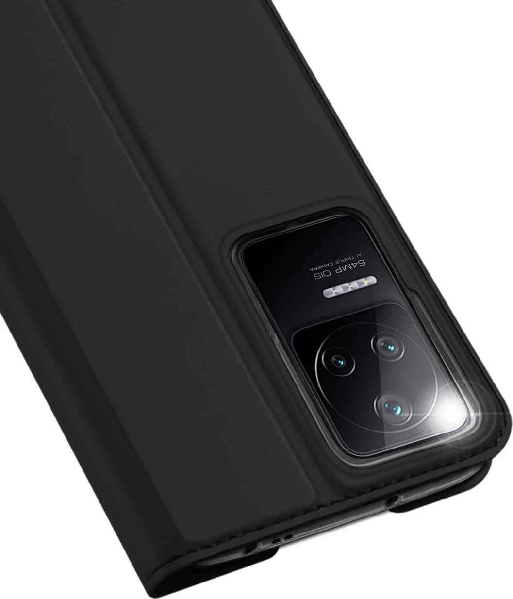 Mbështjellës Dux Ducis Skin Pro për Xiaomi Poco F4 5G, me kapak, i zi Mbështjellës Dux Ducis Skin Pro për Xiaomi Poco F4 5G, me kapak, i zi