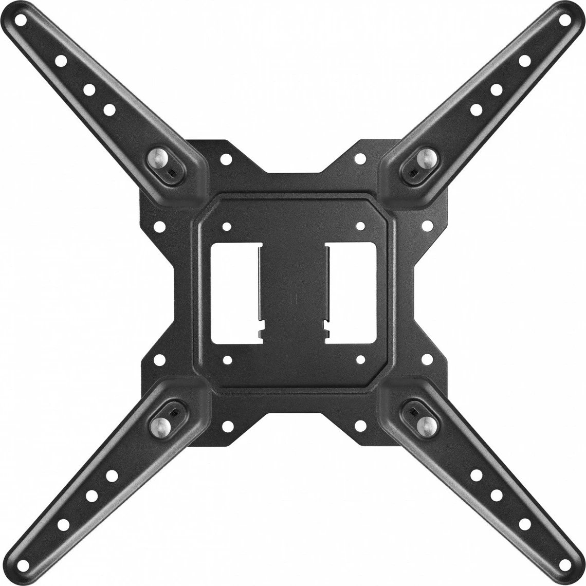 Mbajtës muri TV, Savio, UTV-03, 23-55", 30 kg, rrotullim 90°, anësim +3°/-10°, distancë 60-382 mm, VESA 100x100-400x400, i zi