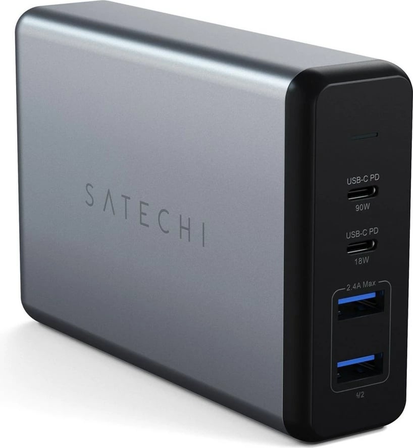 Karikues Satechi ST-TC108WM me shumë porta, USB-C/USB-A, Gri