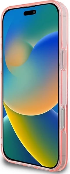 Mbështjellës Guess IML Flowers Wreath MagSafe për iPhone 16 Pro Max, Rozë Mbështjellës Guess IML Flowers Wreath MagSafe për iPhone 16 Pro Max, Rozë