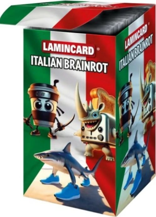 Kartela koleksioni Pulio Brainrot Laminacard 1180596, 5 karta për sashe, display 24 sashe
