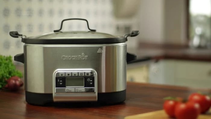 Tenxhere e ngadalshme CROCK-POT CSC024X, 5.6 L, E zezë, Inoks