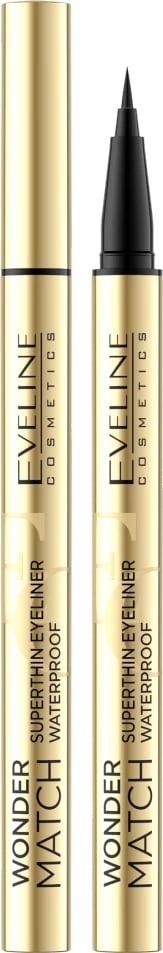 Eyeliner për femra Eveline Cosmetics Wonder Match Waterproof Precise Deep Black, 1 art
