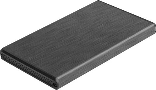 Kasë Natec Rhino NKZ-0448 për hard disk 3.5", USB 3.0, Alumini, E zezë