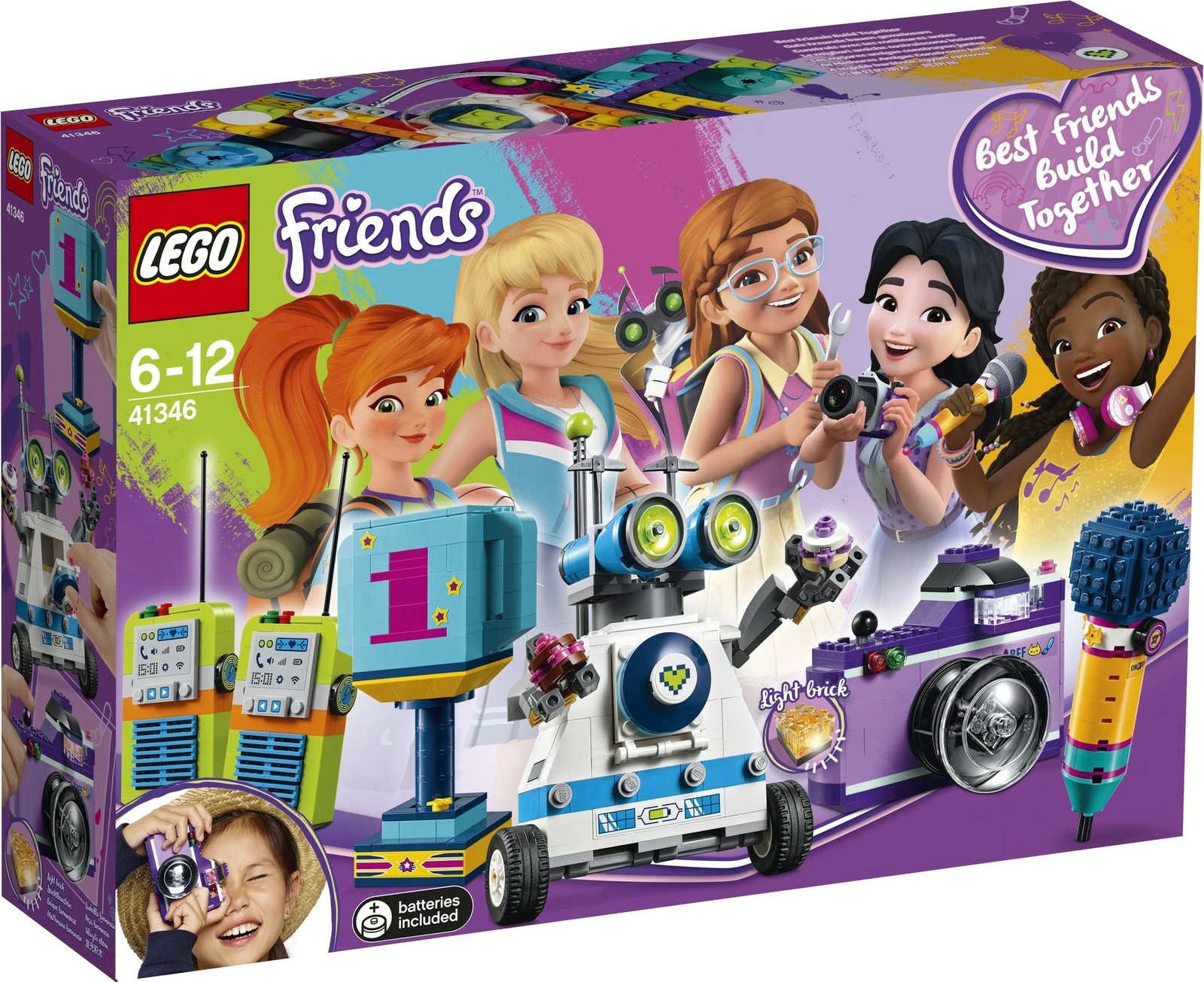 Set ndërtimi LEGO Friends Friendship Box - 41346, 563 copë, 6+ vjeç, Plastikë