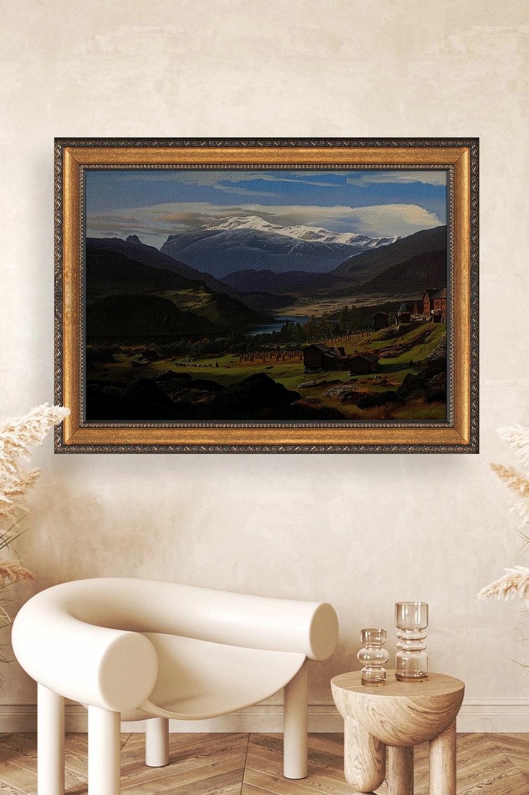 Pikturë dekorative në kanavacë me kornizë, shumëngjyrëshe, Wallity, ATCRCVCNVSMDL61, 40x60cm