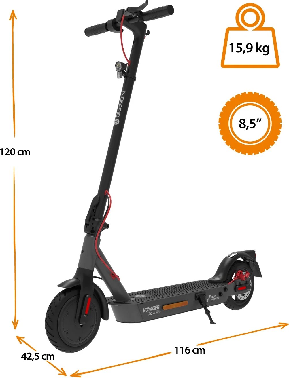 Trotinet Elektrik Gogen VOYAGER NEO S601